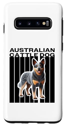 Hülle für Galaxy S10 Liebhaber australischer Cattle Dogs von Miller Sye