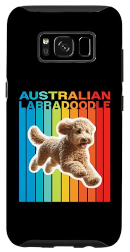 Hülle für Galaxy S8 Buntes australisches Labradoodle von Miller Sye