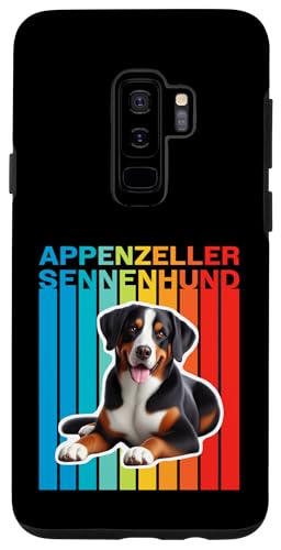 Hülle für Galaxy S9+ Bunter Appenzeller Sennenhund von Miller Sye