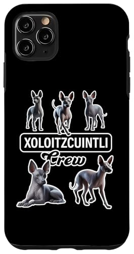 Hülle für iPhone 11 Pro Max Xoloitzcuintli Crew von Miller Sye