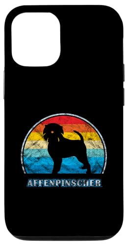 Hülle für iPhone 12/12 Pro Affenpinscher Vintage Design Hund von Miller Sye