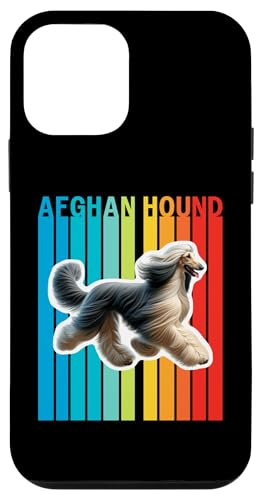 Hülle für iPhone 12 mini Bunter Afghanischer Windhund von Miller Sye