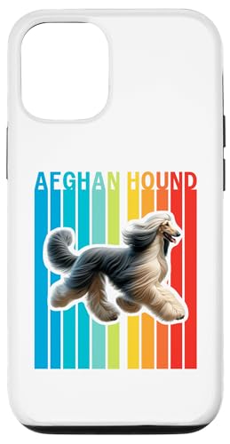Hülle für iPhone 13 Pro Bunter Afghanischer Windhund von Miller Sye
