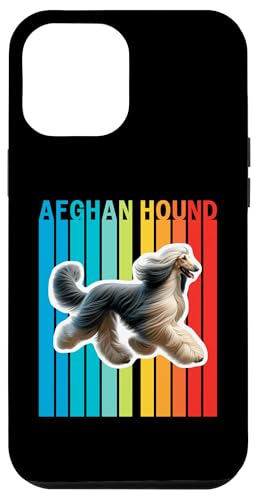 Hülle für iPhone 15 Pro Max Bunter Afghanischer Windhund von Miller Sye