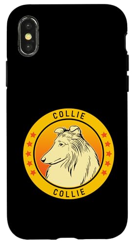 Hülle für iPhone X/XS Robustes Collie-Design für Hundeliebhaber von Miller Sye