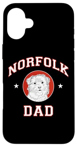 Norfolk Terrier Papa Hund Vater Hülle für iPhone 16 Plus von Miller Sye