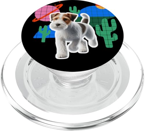 Parson Russell Terrier Desert Design Hund PopSockets PopGrip für MagSafe von Miller Sye