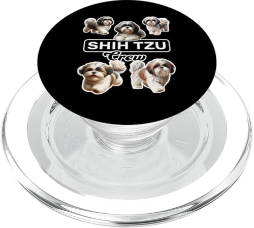 Shih Tzu Crew PopSockets PopGrip für MagSafe von Miller Sye