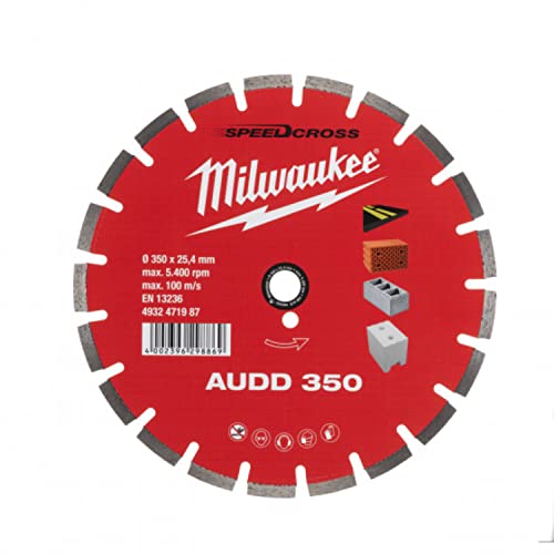 MILWAUKEE Diamant-Nassschnitttrennscheibe SPEEDCROSS AUDD 350 x 2,6 mm von Milwaukee