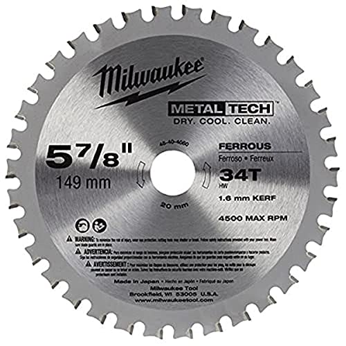 Milwaukee Kreissägeblatt für Metall-Handkreissägen - 150/20 mm Z34 von Milwaukee