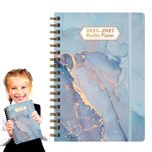 2025-2027 Monthly Planer - Spiral Bound 3-Year Calendar With 36 Monthly Layouts To Organize Your Daily Life Efficiently Spiral Bound 2025-2027 Monthly Planner - 3-Year Calendar With 36 Monthly Pages von Mimoqk