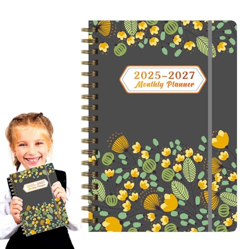 2025-2027 Monthly Planner – Spiral Bound 3-Year Calendar With 36 Monthly Layouts To Organize Your Daily Life Efficiently Spiral Bound 2025-2027 Monthly Planner – 3-Year Calendar With 36 Monthly Pages von Mimoqk