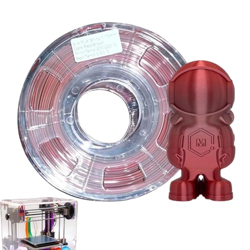 Mimoqk 3D-Druckfilament, Filament 1,75 mm | Spulenfilament 1,75 mm - 1,75 mm zweifarbiges 3D-Druckfilament, 3D-Drucker-Verbrauchsmaterialien für Kunst und Handwerk von Mimoqk