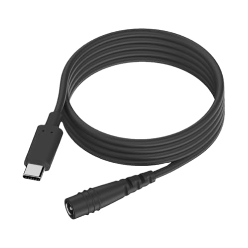 Mimoqk DC5521 auf USB, USB C Ladekabel, DC5521 Konvertierungskabel, Typ C auf DC5521, Typ C Ladekabel, tragbar DC5521 Adapter, Typ C auf DC5521 Kabel, DC5521 Female Adapter, Typ C Adapter von Mimoqk