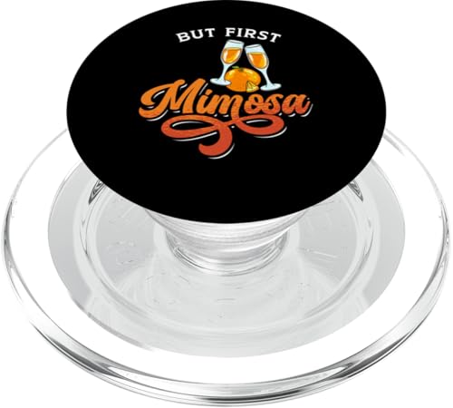 Mimosa Cocktail Lustiges Saftgetränk Rezept PopSockets PopGrip für MagSafe von Mimosa Cocktail