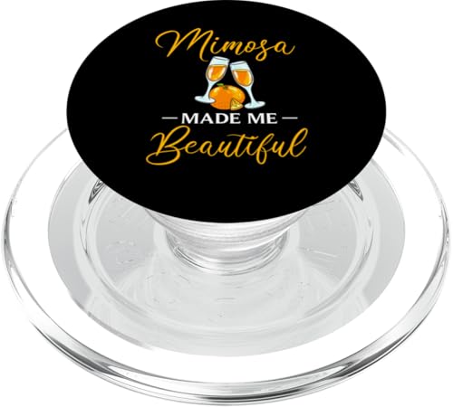 Mimosa Cocktail Lustiges Saftgetränk Rezept PopSockets PopGrip für MagSafe von Mimosa Cocktail