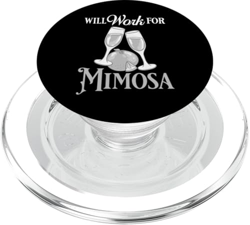 Mimosa Cocktail Lustiges Saftgetränk Rezept PopSockets PopGrip für MagSafe von Mimosa Cocktail