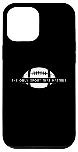 Hülle für iPhone 12 Pro Max Der einzige Sport, der zählt - Funny American Football von Minimalist American Football Apparel Gifts