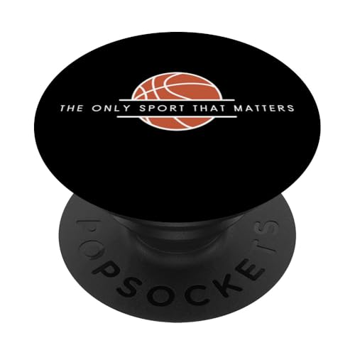 Der einzige Sport, der zählt — Lustiger Basketball-Liebhaber PopSockets Klebender PopGrip von Minimalist Basketball Apparel Gifts