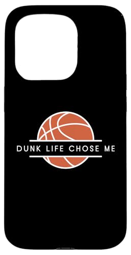 Hülle für iPhone 15 Pro Dunk Life Chose Me - Lustiger Basketball-Liebhaber von Minimalist Basketball Apparel Gifts