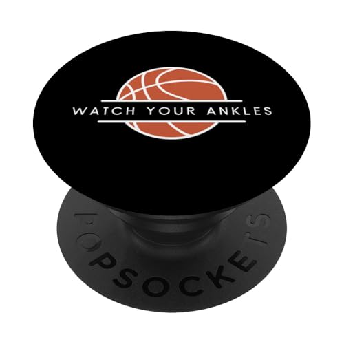 Watch Your Ankles - Lustiger Basketball-Liebhaber PopSockets Klebender PopGrip von Minimalist Basketball Apparel Gifts