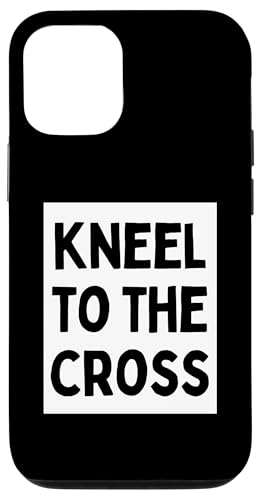 Hülle für iPhone 12/12 Pro Kneel To The Cross – Minimalistischer, christlicher, religiöser Jesus von Minimalist Christian Apparel Jesus Merch Gifts