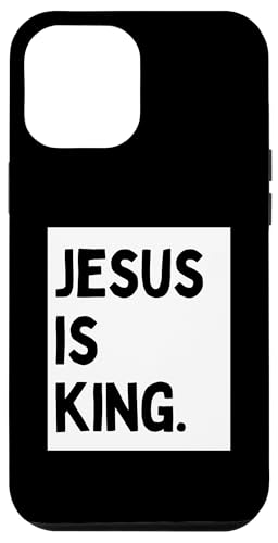 Hülle für iPhone 12 Pro Max Jesus Is King - Minimalistischer Christlicher Religiöser Jesus von Minimalist Christian Apparel Jesus Merch Gifts