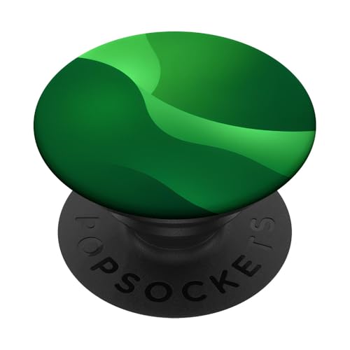 Abstrakte minimalistische Kunst in Grün PopSockets Klebender PopGrip von Minimalist Green Aesthetic Abstract Art