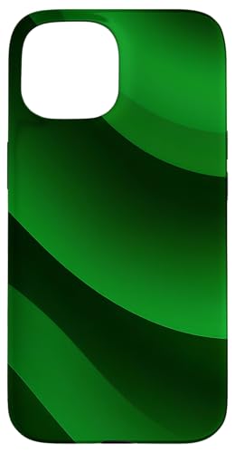 Hülle für iPhone 15 Grüne ästhetische abstrakte minimalistische Muster von Minimalist Green Aesthetic Abstract Art