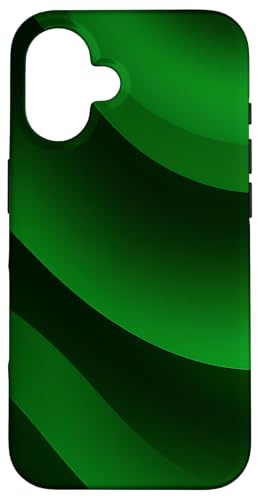 Hülle für iPhone 16 Grüne ästhetische abstrakte minimalistische Muster von Minimalist Green Aesthetic Abstract Art