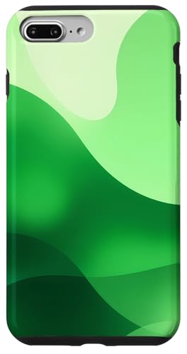 Hülle für iPhone 7 Plus/8 Plus Grünes abstraktes Design, minimalistische Kunst von Minimalist Green Aesthetic Abstract Art