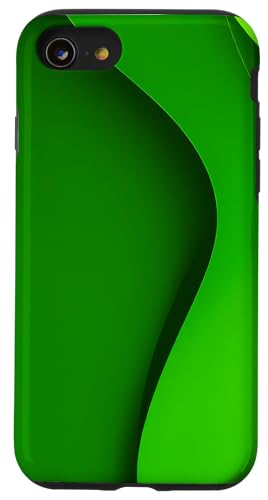 Hülle für iPhone SE (2020) / 7 / 8 Grüner abstrakter ästhetischer minimalistischer Stil von Minimalist Green Aesthetic Abstract Art