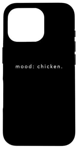 Hülle für iPhone 16 Pro Mood Chicken - Lustiger minimalistischer Hühnerliebhaber von Minimalist Mood Apparel Gifts