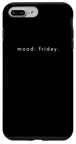 Hülle für iPhone 7 Plus/8 Plus Mood Friday - Lustiger minimalistischer Freitag-Liebhaber von Minimalist Mood Apparel Gifts