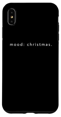 Hülle für iPhone XS Max Stimmung Weihnachten - Lustiger minimalistischer Weihnachtsliebhaber von Minimalist Mood Apparel Gifts