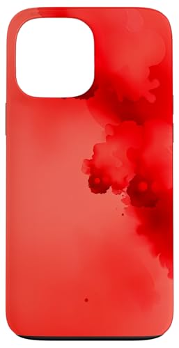 Hülle für iPhone 13 Pro Max Rote abstrakte Kunst Minimal Ästhetik von Minimalist Red Abstract Art