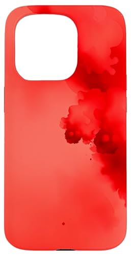 Hülle für iPhone 15 Pro Rote abstrakte Kunst Minimal Ästhetik von Minimalist Red Abstract Art