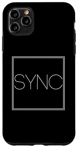 Hülle für iPhone 11 Pro Max Sync – lustiger, minimalistischer Programmier-Codierungsliebhaber von Minimalist Words Apparel Gifts