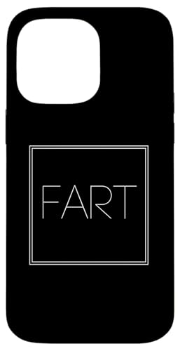 Hülle für iPhone 14 Pro Max Furz - Lustiger minimalistischer sarkastischer Furzhumor-Liebhaber von Minimalist Words Apparel Gifts