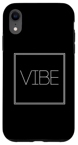 Hülle für iPhone XR Vibe - Minimalistisches Statement Entspannt Sorglose Stimmung von Minimalist Words Apparel Gifts