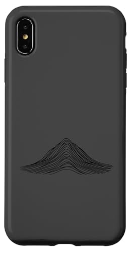 Hülle für iPhone XS Max Minimalistische Bergkunst für Wanderfreunde von Minimalistic Mountain Lover Designs