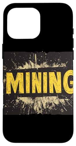 Hülle für iPhone 16 Pro Max Cooles gelbes Miming-Statement von Mining