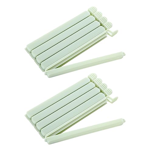 10 x Beutel-Clips, PP-Verschlussclips, Beutel-Verschlussclips, Snack-Bag für Küche, Aufbewahrung, Frischhaltedichtung, Lebensmittelbeutel-Clip von MinnowXY