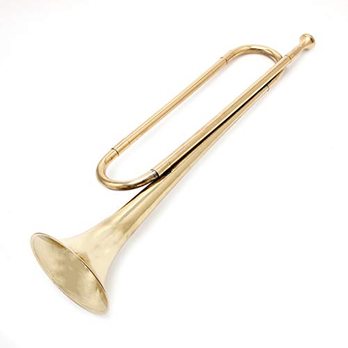 MinnowXY Retro B Flat Bugle Trompete Schulband Kavallerie Anfänger Militär Orchester New Iron von MinnowXY