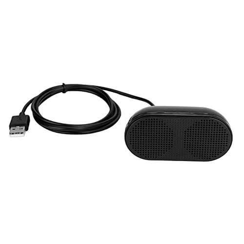 Miokycl Kabelgebundener Doppellautsprecher, USB-Kabellautsprecher, Integriertes Netzteil und Audio, Schwerer Bass-PC-Lautsprecher, 9×6×6 Doppellautsprecher, USB-Kabellautsprecher, von Miokycl