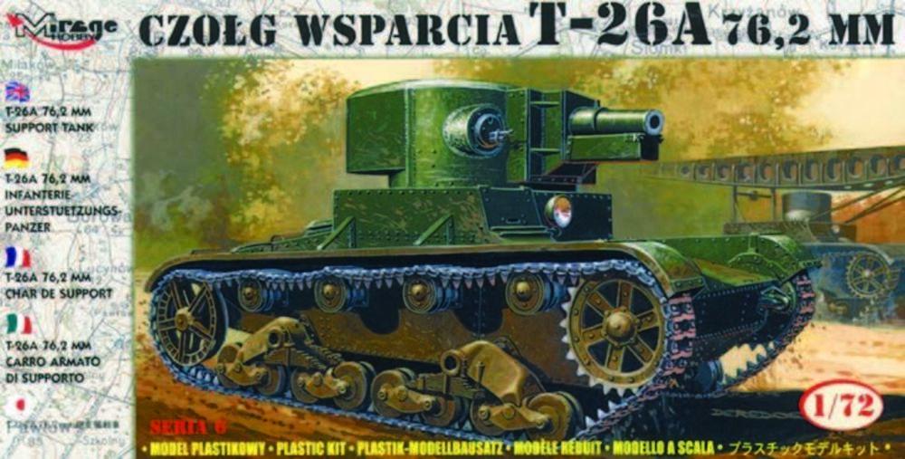 Leichter Panzer T-26 A 76,2 mm von Mirage Hobby