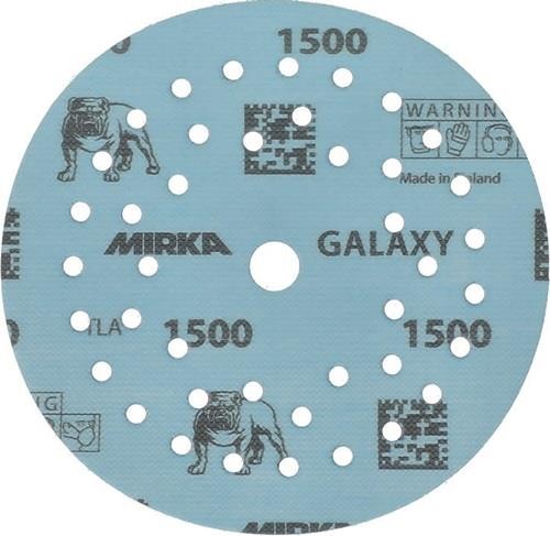 50 Stk. Mirka Haftschleifscheibe GALAXY Grip Multifit 125mm K.1500 von Mirka