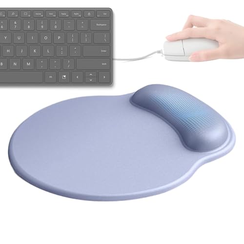 Misaakoeq Computer-Pad für Handgelenk, Schreibtisch-Computer-Pads - Ergonomische Handgelenkstütze, rutschfeste Tastaturmatte | Gel-Tastatur-Mauspads, bequemes Computerzubehör für Laptop von Misaakoeq