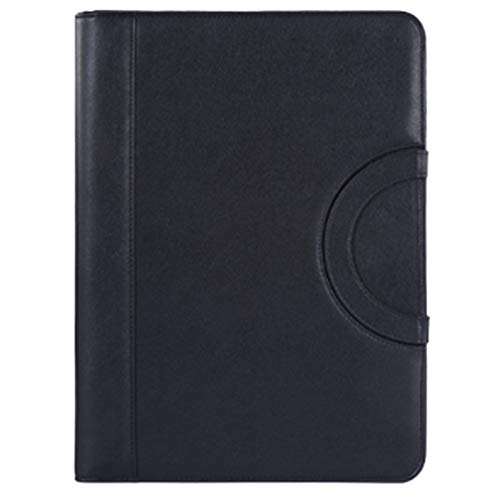 Misamo Portable Business Padfolio Portfolio Etui PU Leder Portfolio Ordner für SchulbüRo Konferenz Notizblock von Misamo