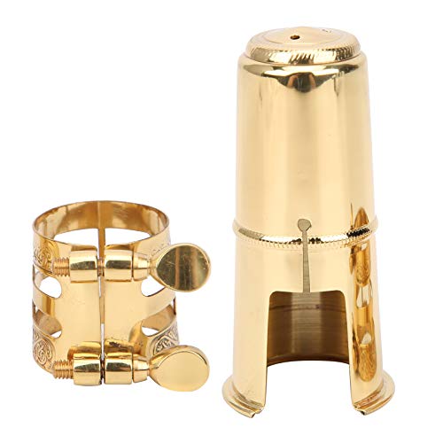 Alto Saxophone Mouthpiece Kit Ligature Cap Metal Accessories Performance von Miskall